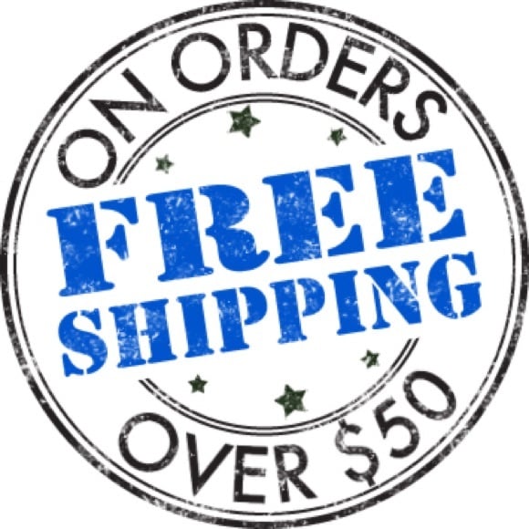 Free shipping on orders $50 or more