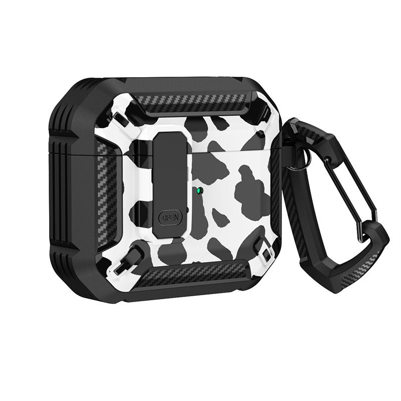 Applicable To Apple's Airpods Pro Protective Case 3 Third Generation Wireless Bluetooth Headset Camo Printed Headset Protective Case